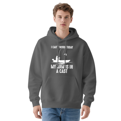 Funny Fishing Pun Red Unisex Hoodie