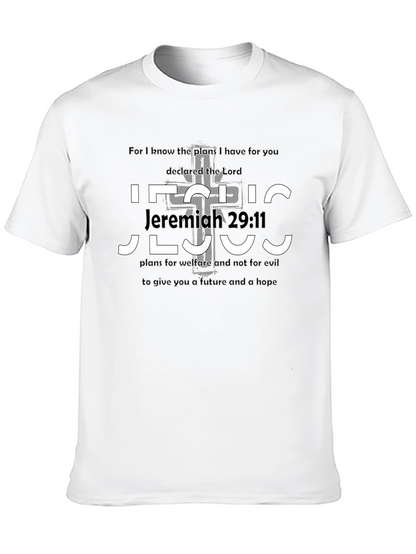Jeremiah 29:11 Bible Verse Graphic T-Shirt