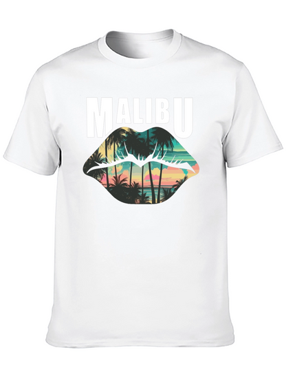 Malibu Palm Sunset Graphic T-Shirt