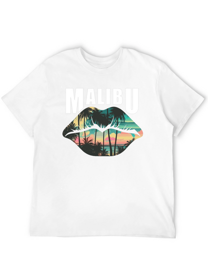 Malibu Palm Sunset Graphic T-Shirt