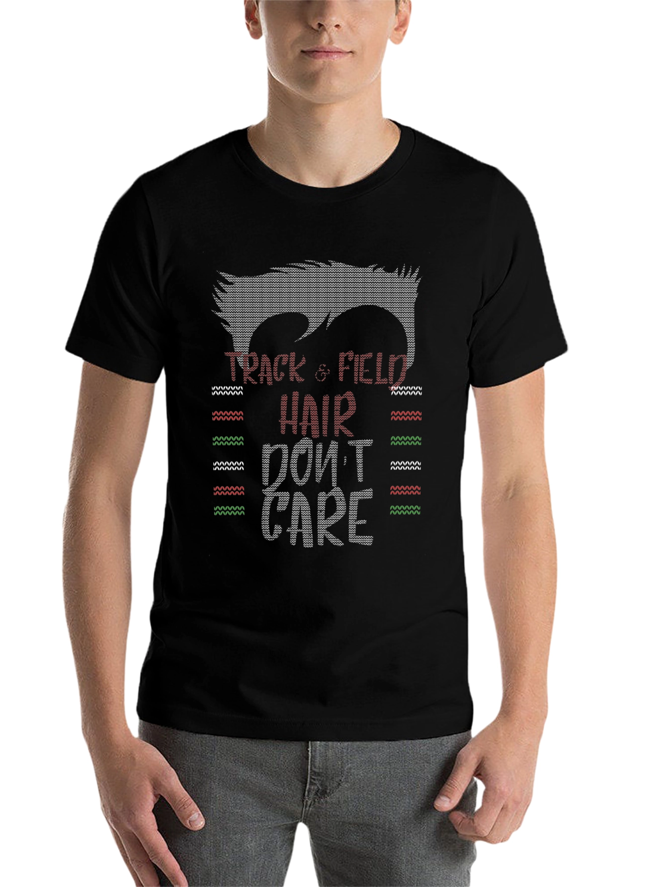 Track & Field Hair Dont Care T-Shirt