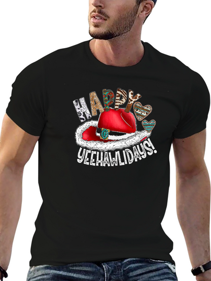 Festive Yeehawlidays Graphic Tee