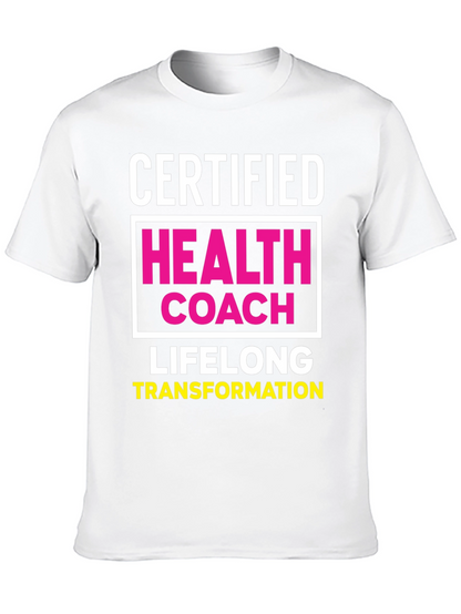 Certified Health Coach T-Shirt - Lifelong Transformation