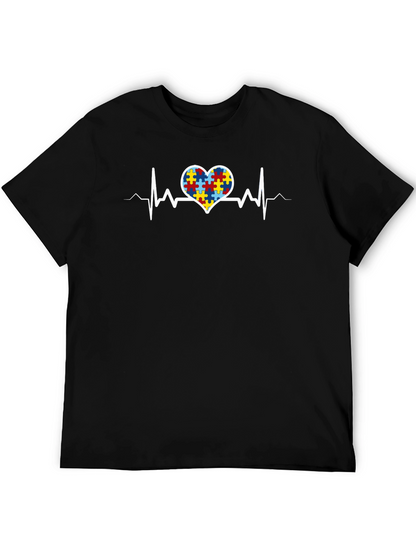 Autism Awareness Heartbeat T-Shirt