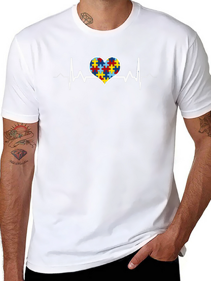 Autism Awareness Heartbeat T-Shirt