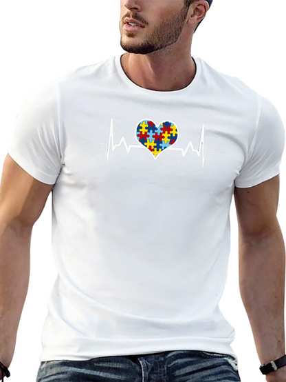 Autism Awareness Heartbeat T-Shirt