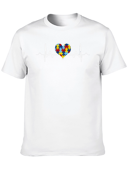 Autism Awareness Heartbeat T-Shirt