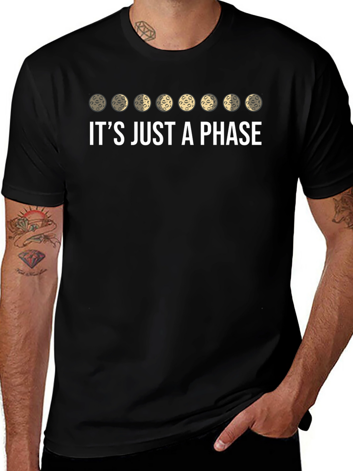 Its Just a Phase - Moon Cycle T-Shirt