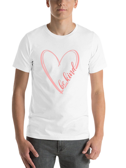 Be Kind Heart Graphic Black T-Shirt