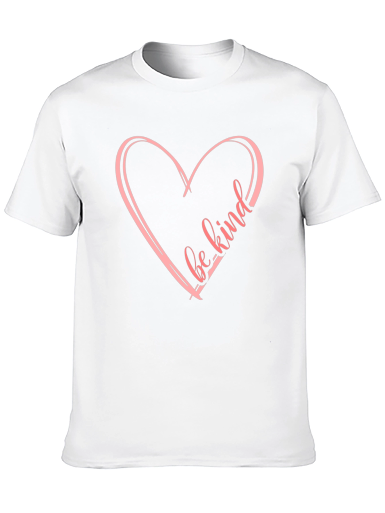 Be Kind Heart Graphic Black T-Shirt