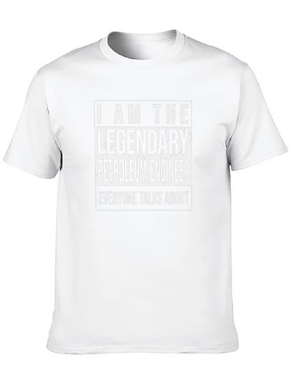 Legendary Petroleum Engineer Black T-Shirt