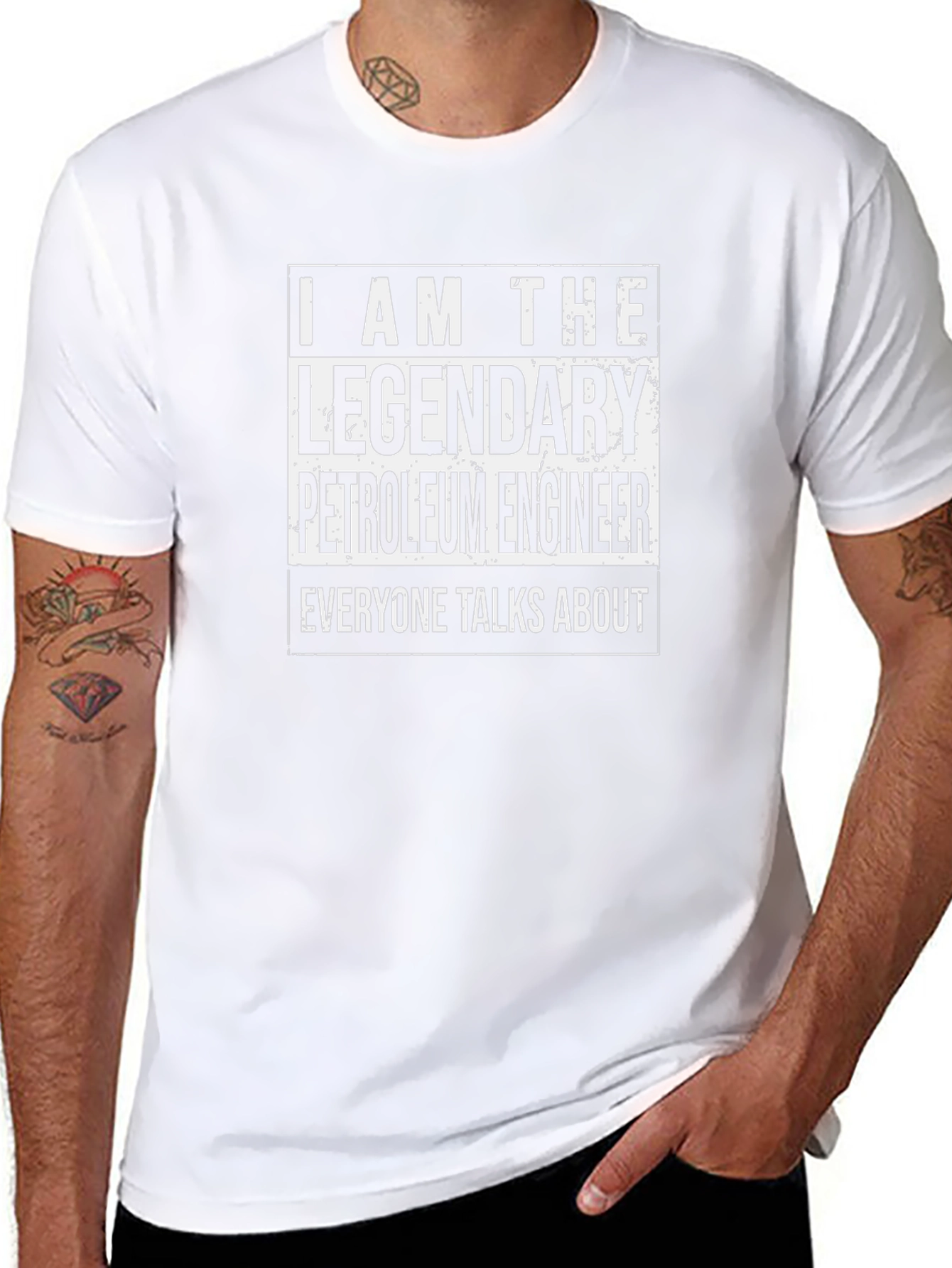 Legendary Petroleum Engineer Black T-Shirt