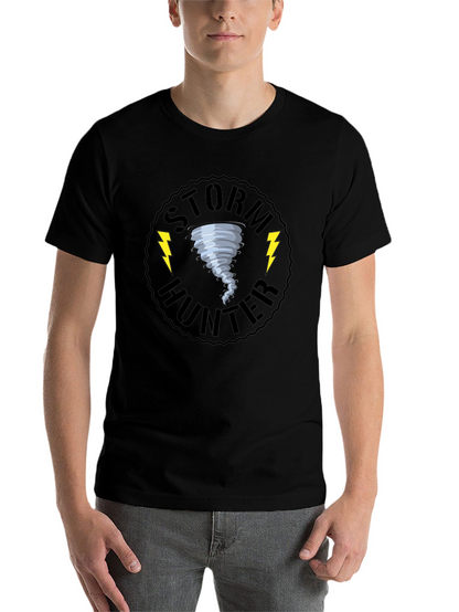 Storm Hunter Black Graphic T-Shirt