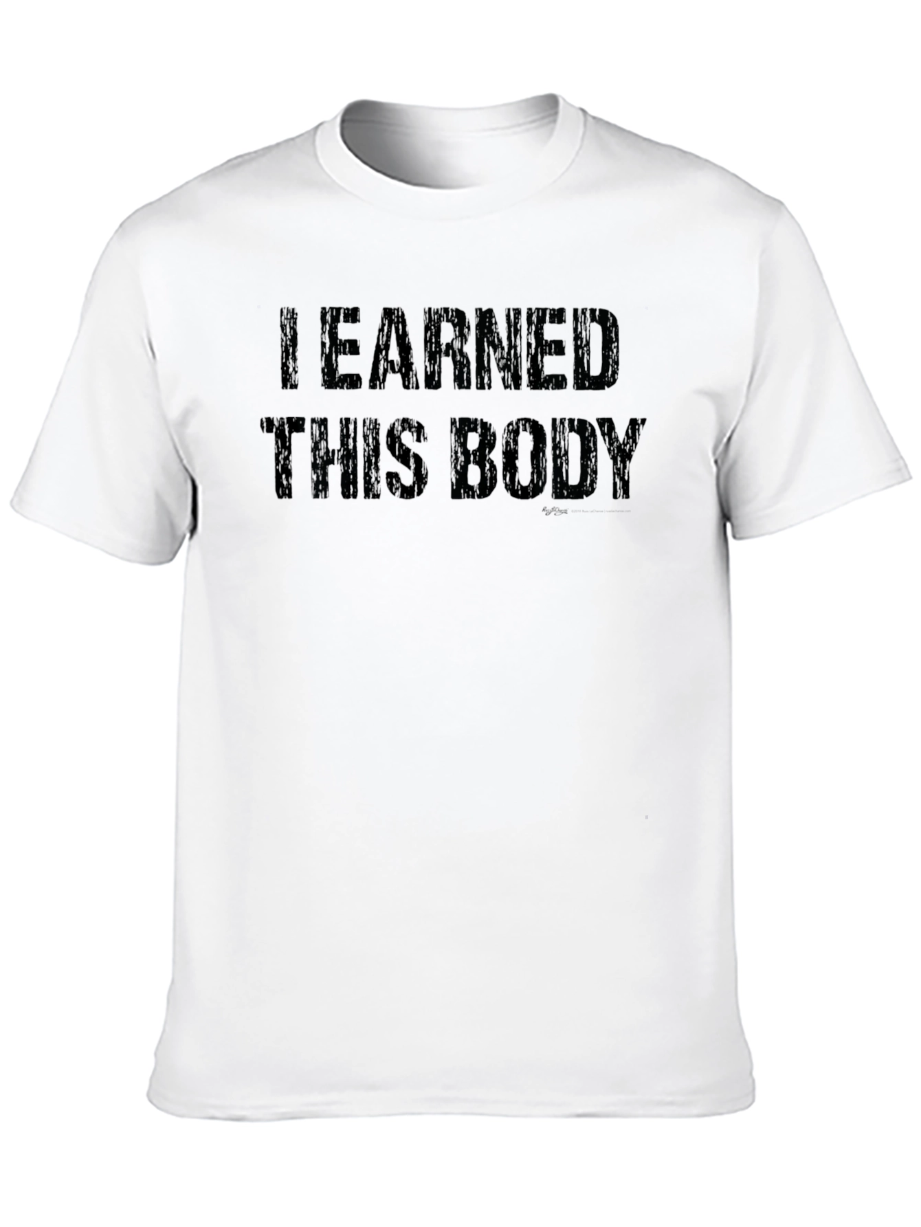 I Earned This Body Black Graphic Tee