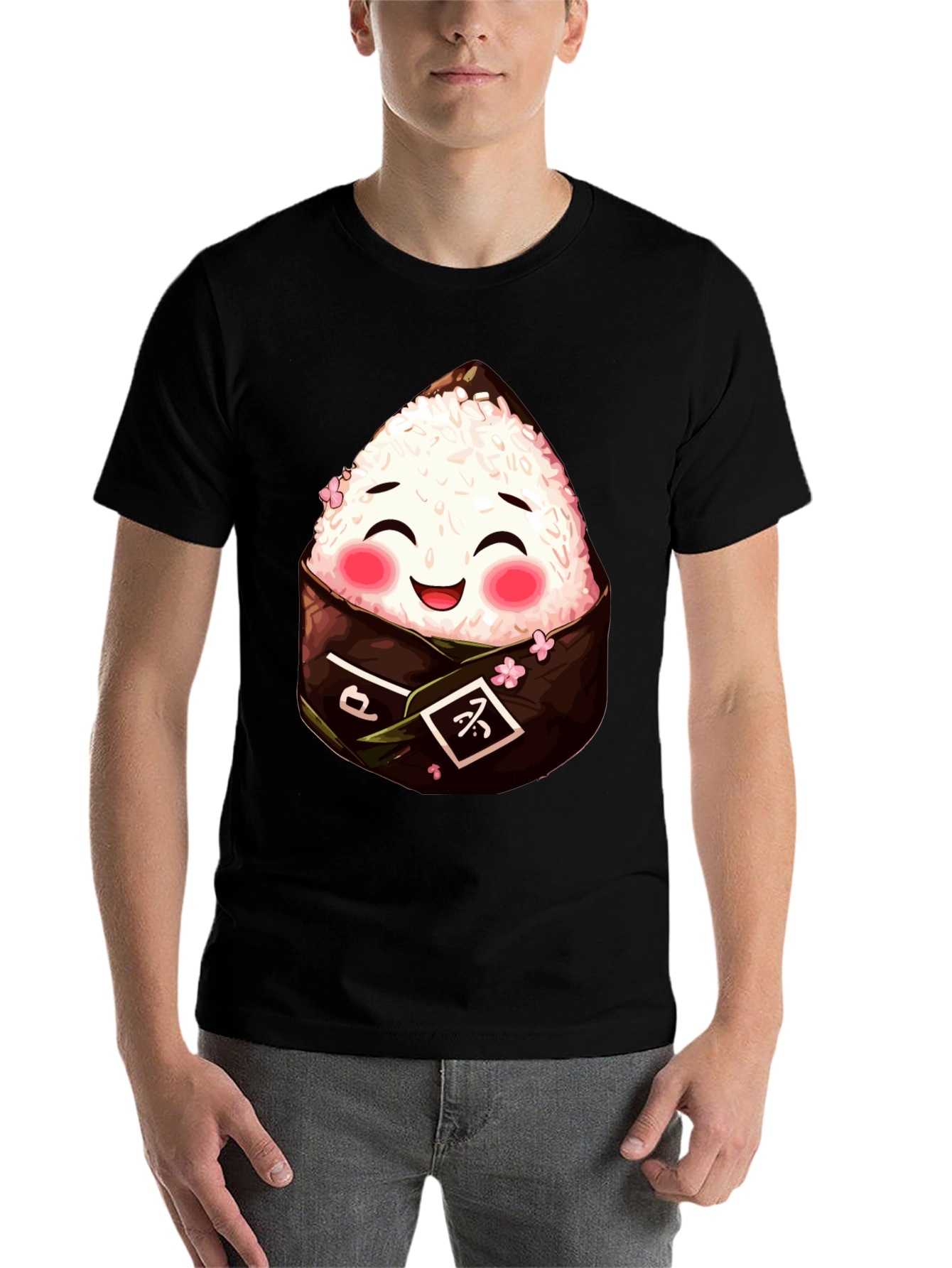 Cute Onigiri T-Shirt - Japanese Rice Ball Tee