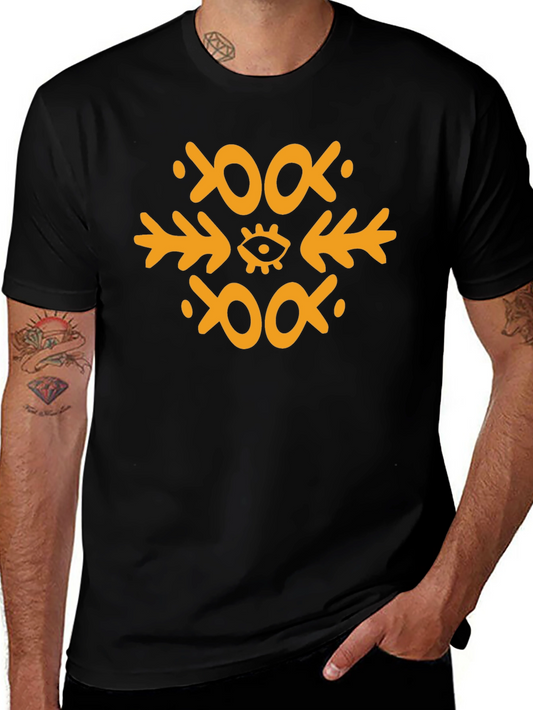 Eye Symbol Graphic Tee - Black