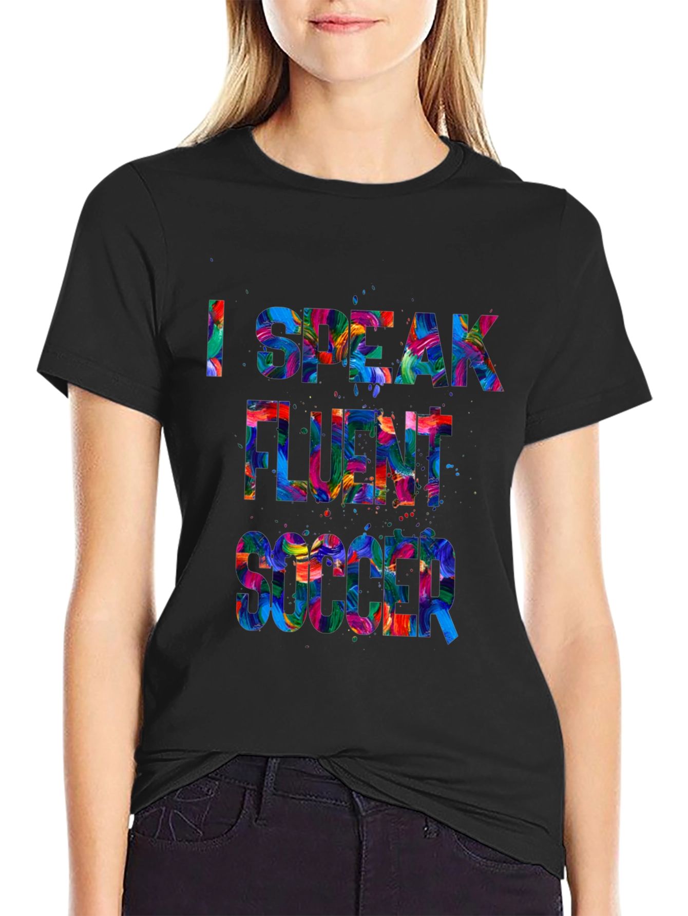 I Speak Fluent Soccer Graphic T-Shirt