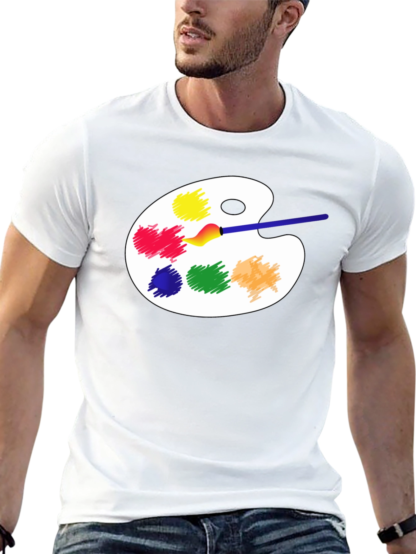 Artist Palette T-Shirt: Creative & Stylish