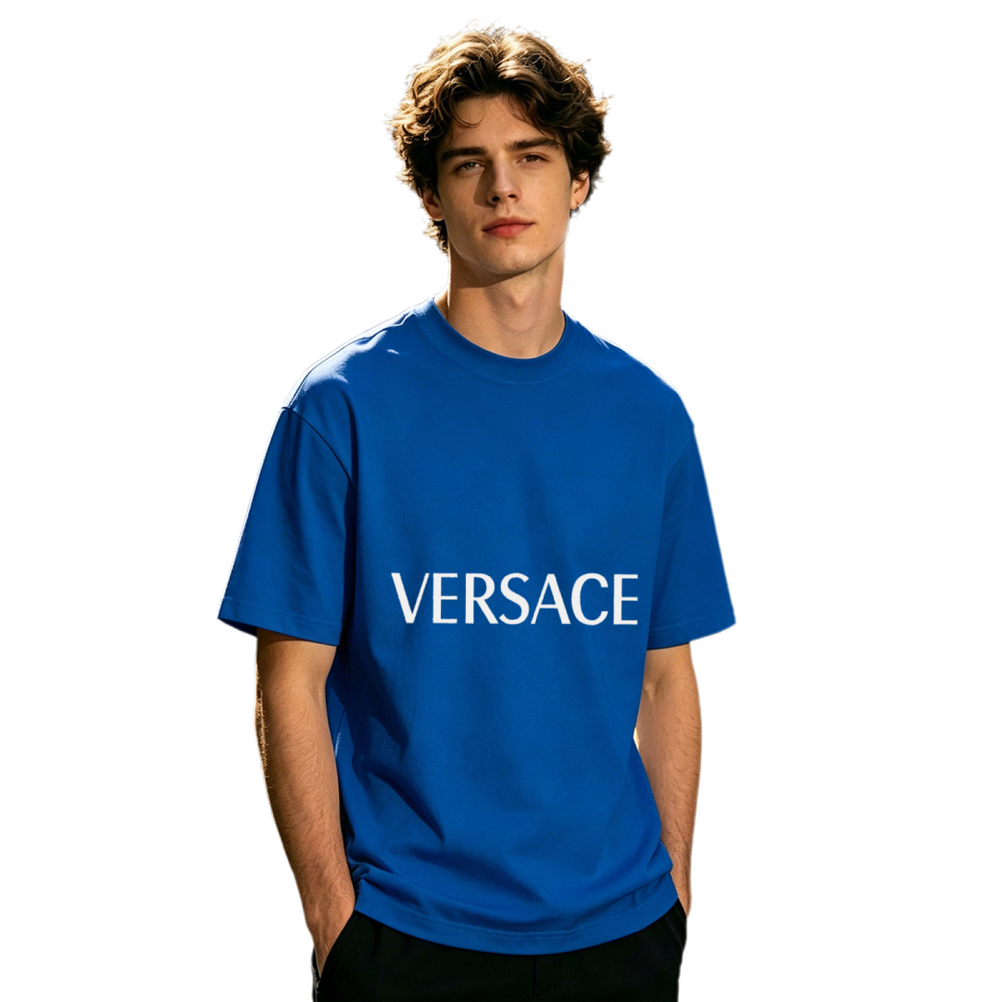 Men's Vintage Retro Line Art Graphic Casual Crew Neck T-Shirt