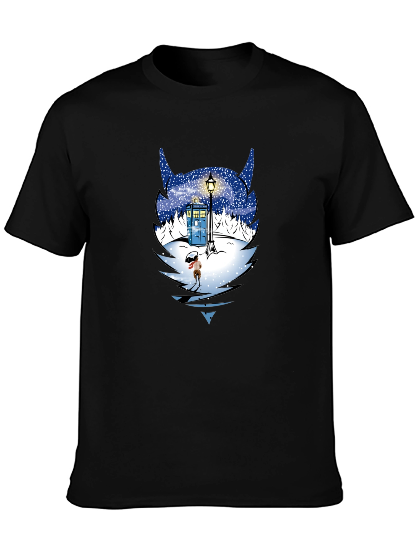 Doctor Who Winter Tardis T-Shirt