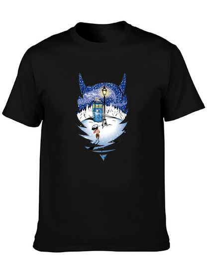 Doctor Who Winter Tardis T-Shirt