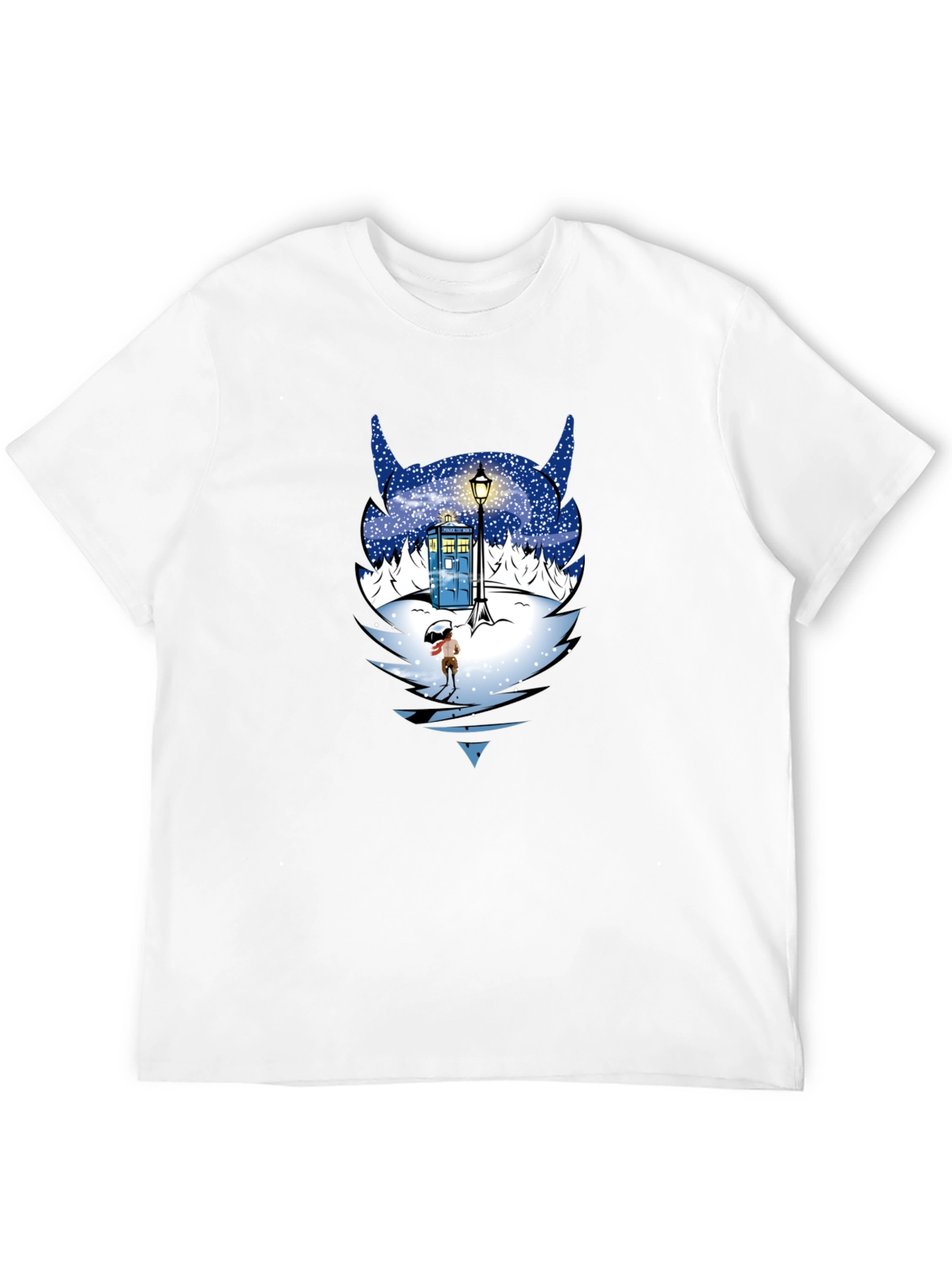Doctor Who Winter Tardis T-Shirt
