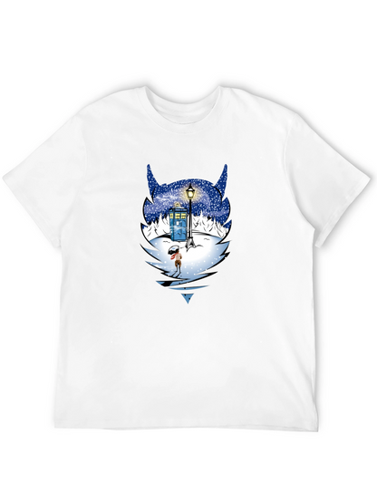Doctor Who Winter Tardis T-Shirt