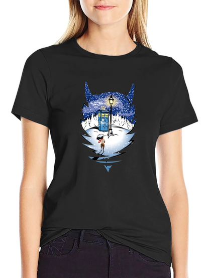 Doctor Who Winter Tardis T-Shirt