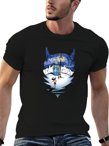 Doctor Who Winter Tardis T-Shirt