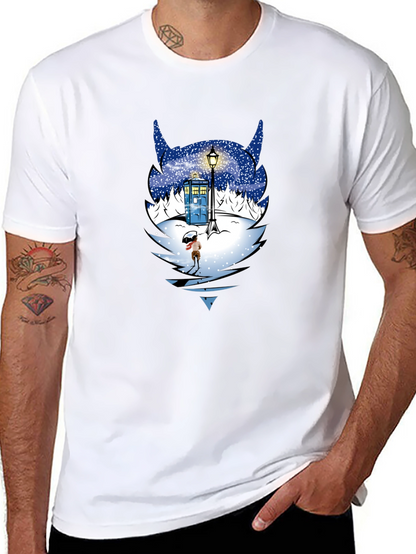 Doctor Who Winter Tardis T-Shirt