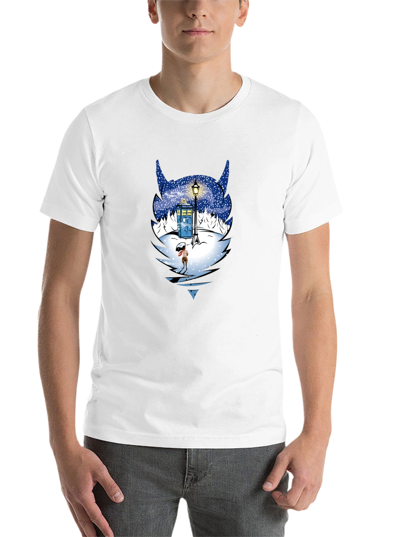 Doctor Who Winter Tardis T-Shirt