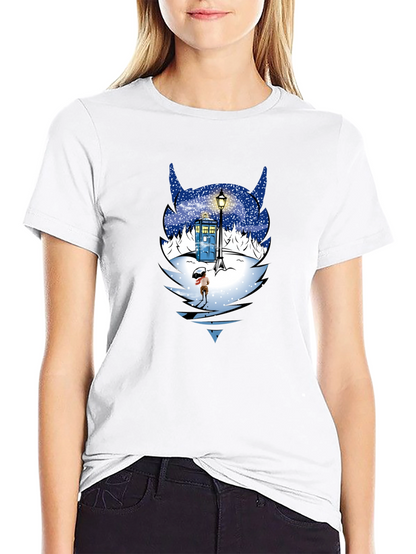 Doctor Who Winter Tardis T-Shirt