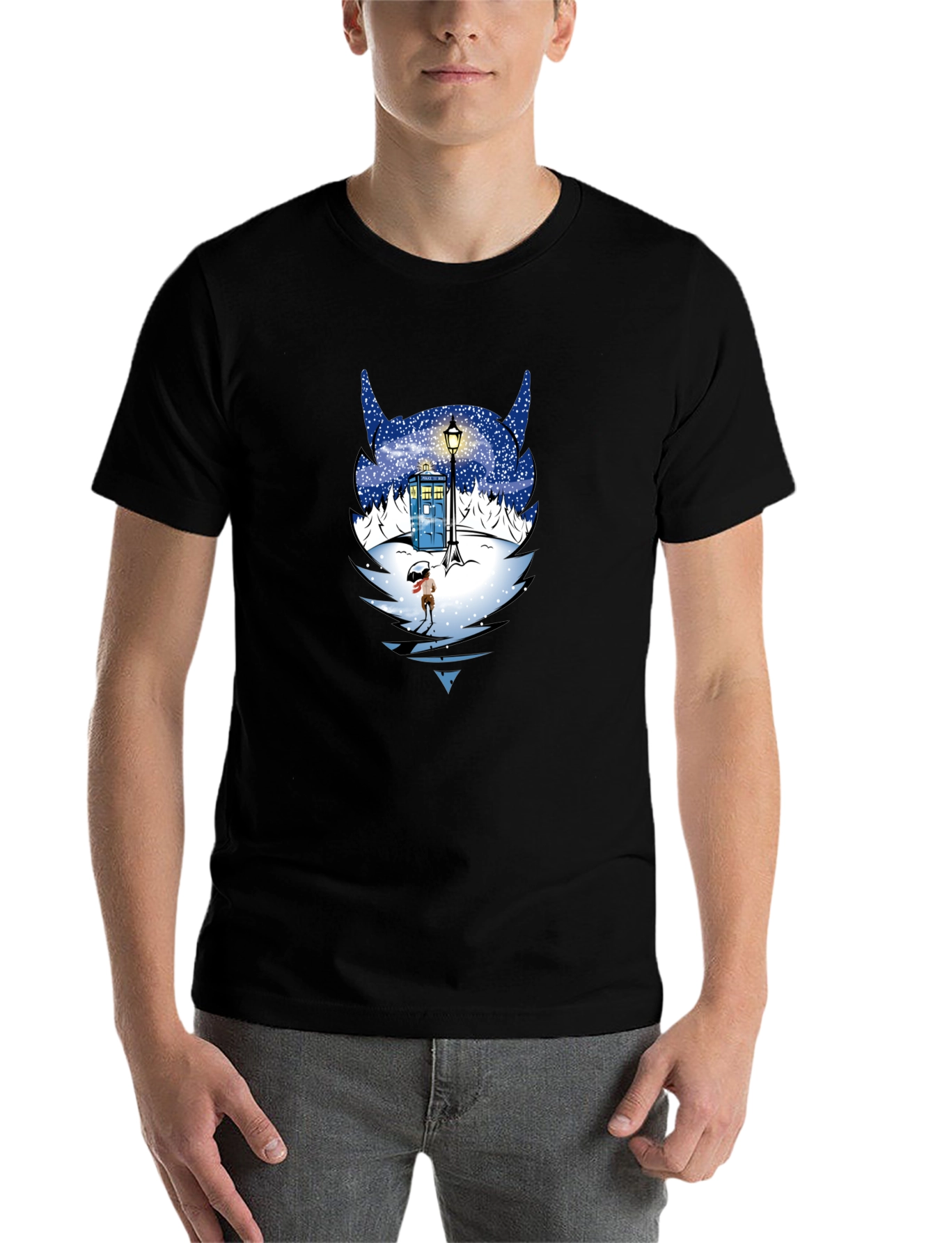 Doctor Who Winter Tardis T-Shirt
