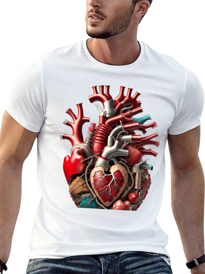 Anatomical Heart T-Shirt - Unique Graphic Tee