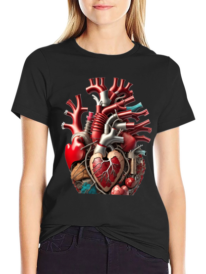 Anatomical Heart T-Shirt - Unique Graphic Tee