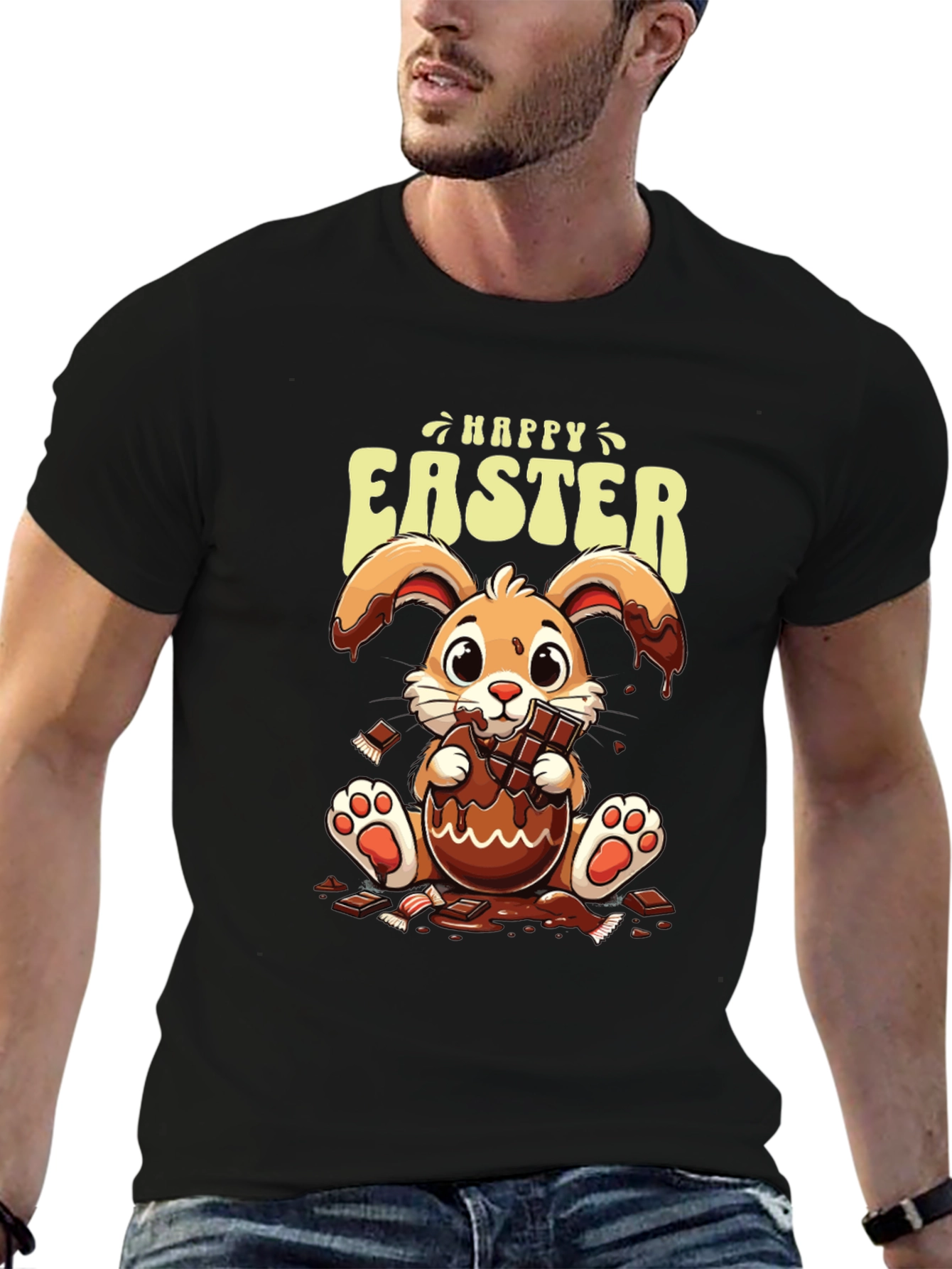 Happy Easter Bunny Chocolate T-Shirt