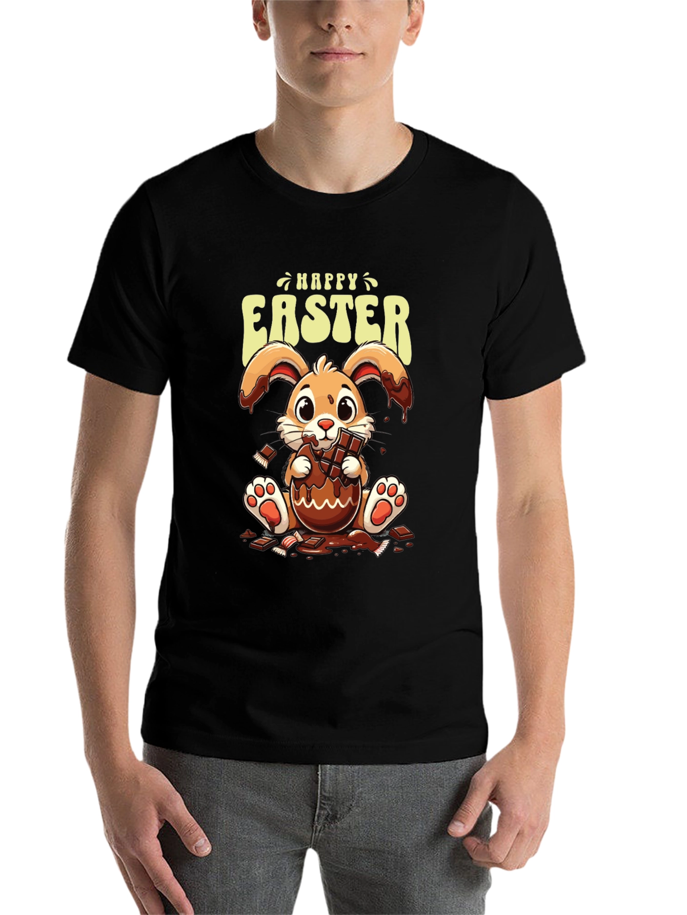 Happy Easter Bunny Chocolate T-Shirt