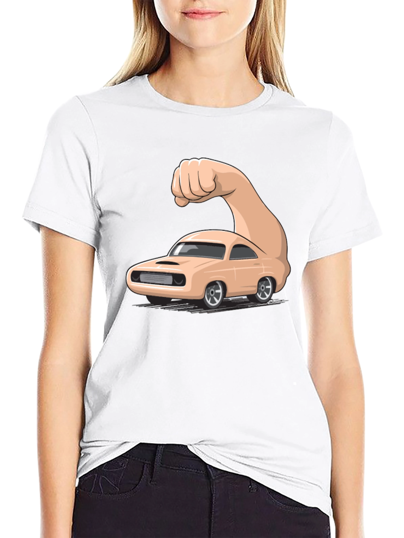 Muscle Car Graphic T-Shirt - Mens Black Tee
