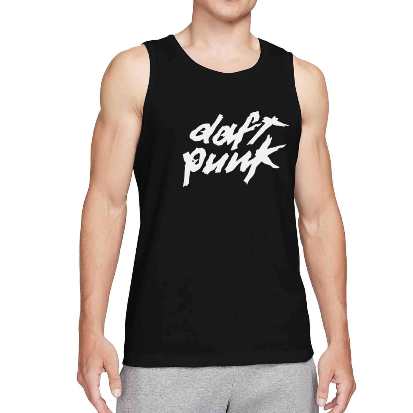 Raw Graffiti Daft Punk Electronic Music Men¡¯s Tank Top