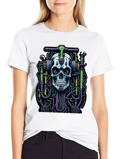 Skull Mechanic Graphic T-Shirt