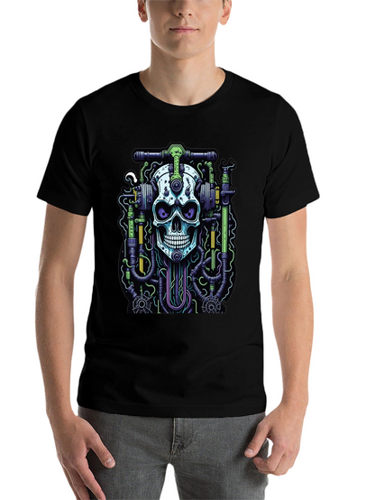 Skull Mechanic Graphic T-Shirt