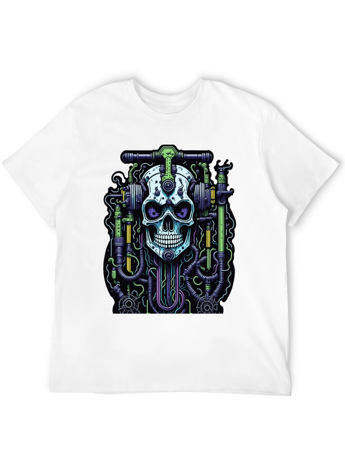 Skull Mechanic Graphic T-Shirt
