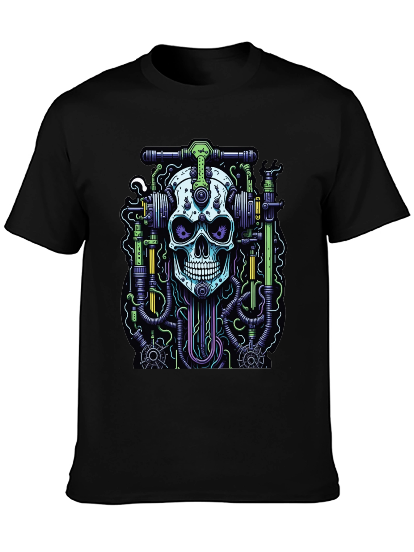 Skull Mechanic Graphic T-Shirt