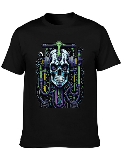 Skull Mechanic Graphic T-Shirt