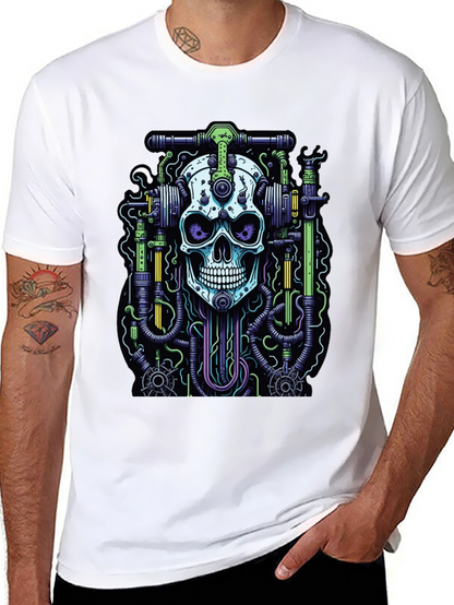 Skull Mechanic Graphic T-Shirt