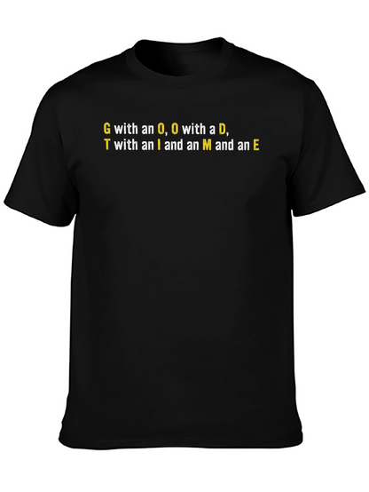 GOD TIME Graphic Tee - Funny T-Shirt