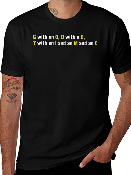 GOD TIME Graphic Tee - Funny T-Shirt