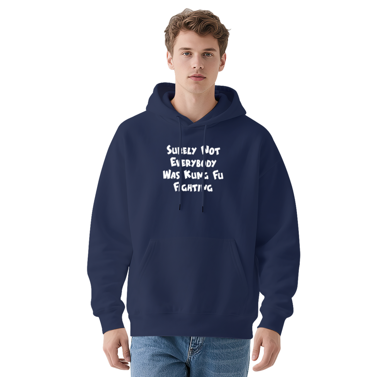Funny Kung Fu Lyric Red Unisex Hoodie