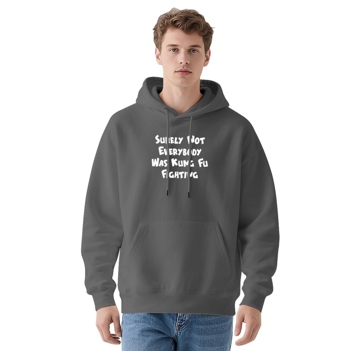 Funny Kung Fu Lyric Red Unisex Hoodie