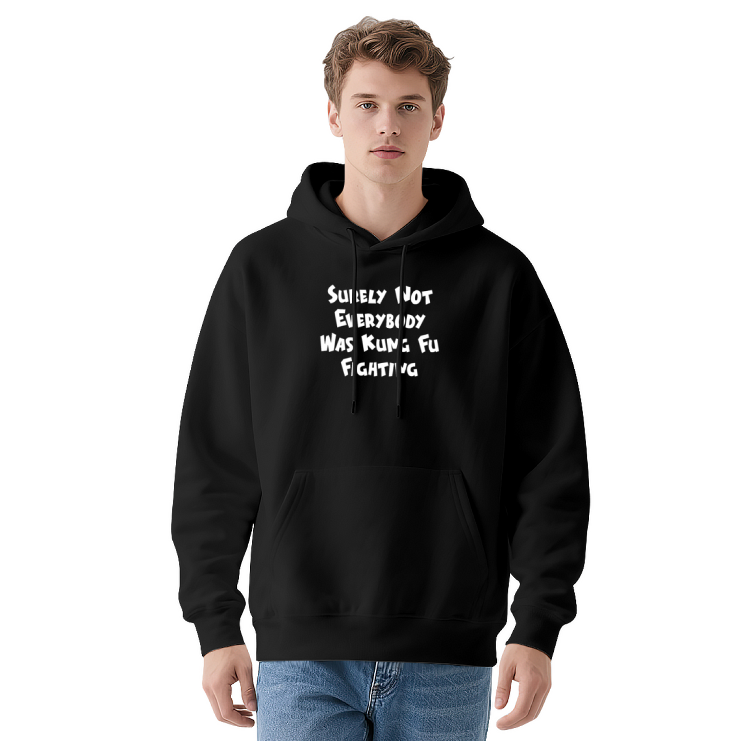 Funny Kung Fu Lyric Red Unisex Hoodie